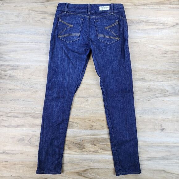 🔸️Dylan George Blue Kendra Regular Rise Skinny Jeans Size 6/28 - Picture 4 of 11